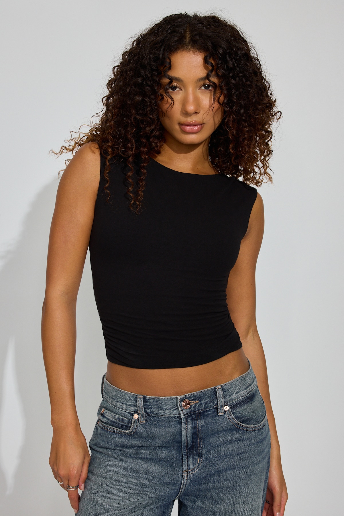 SuperSoft Ruched Back Top - Image 2