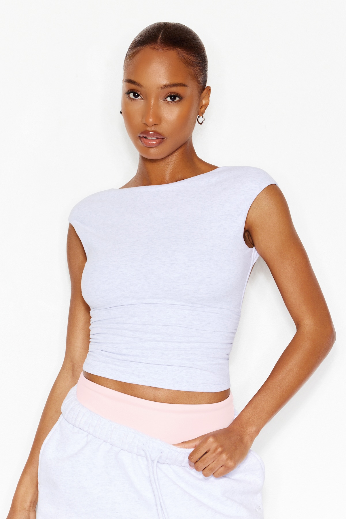 SuperSoft Ruched Back Top - Image 4