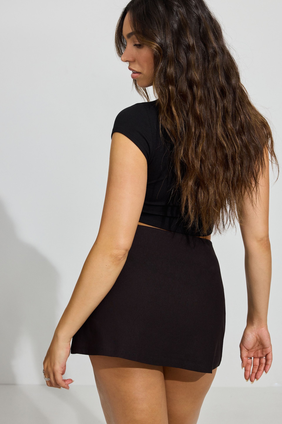 Paris A-Line Micro Skort - Image 2
