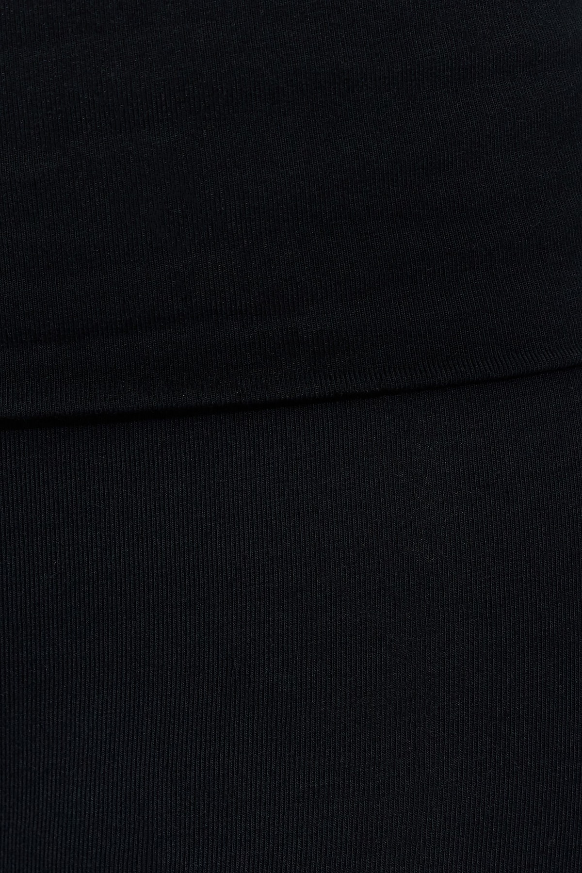 Soft Cotton Fold Over Flare Pants - Image 5