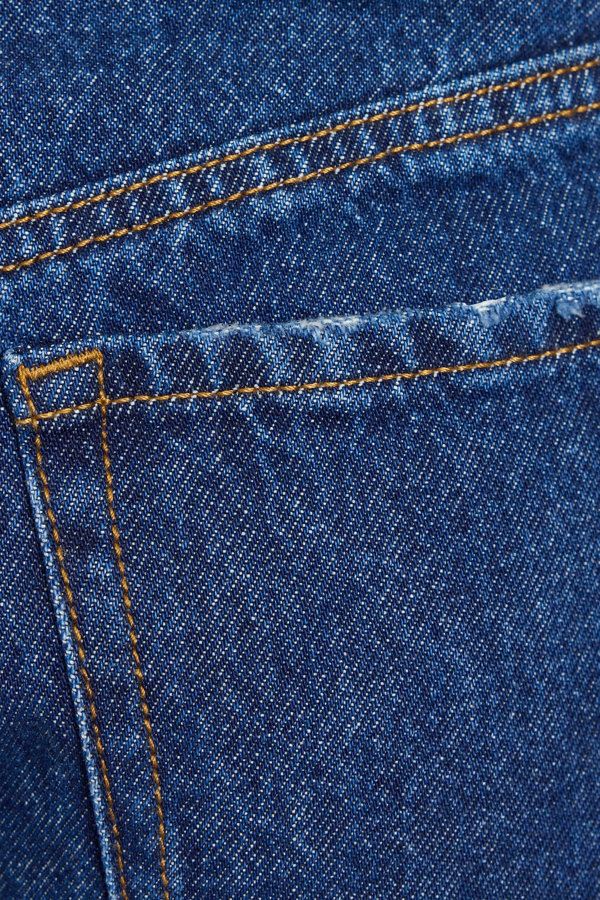 Denim Relaxed A-Line Shorts - Image 4