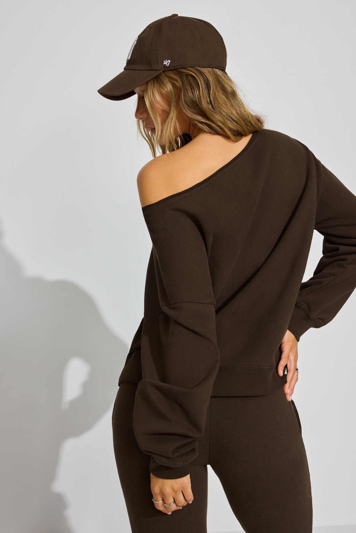 SoftTerry™ Off Shoulder Sweatshirt - Image 3