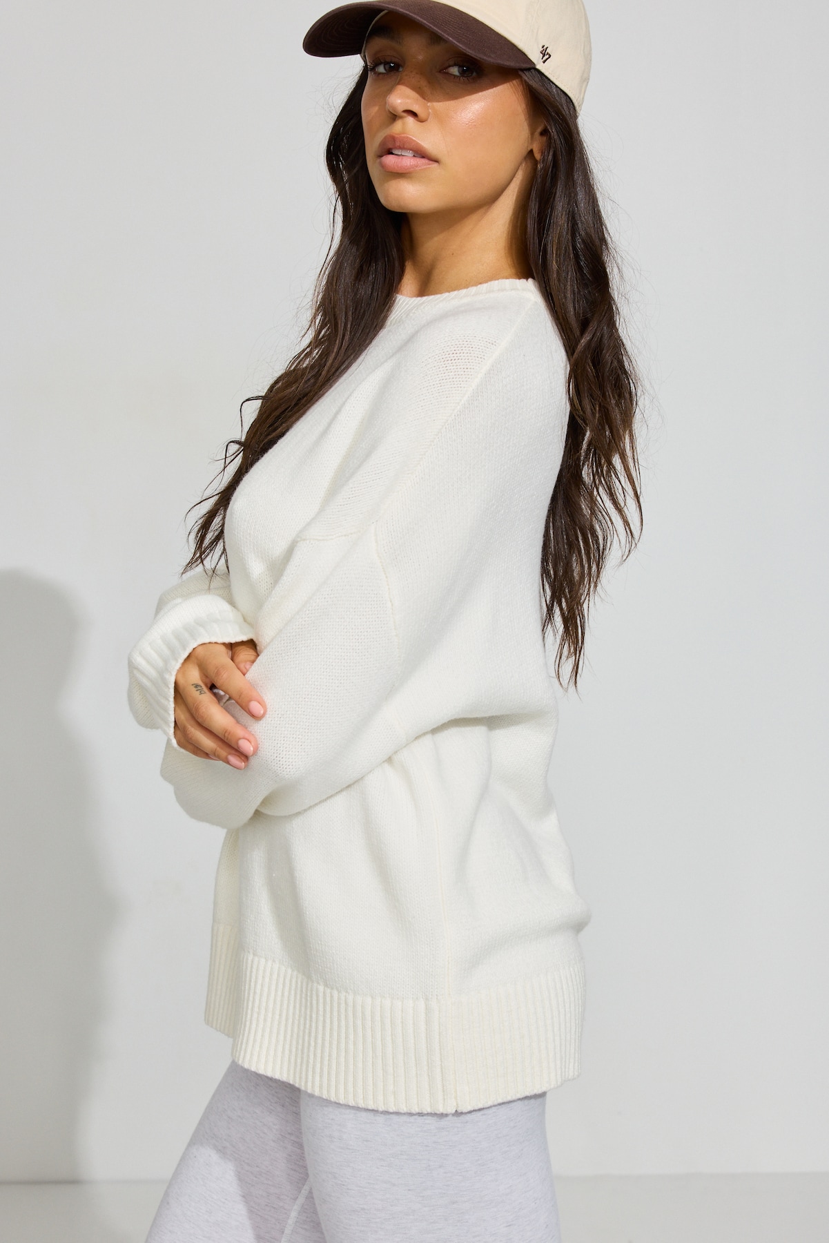 Roxy Long Sleeve Supersoft Crewneck Sweater - Image 3