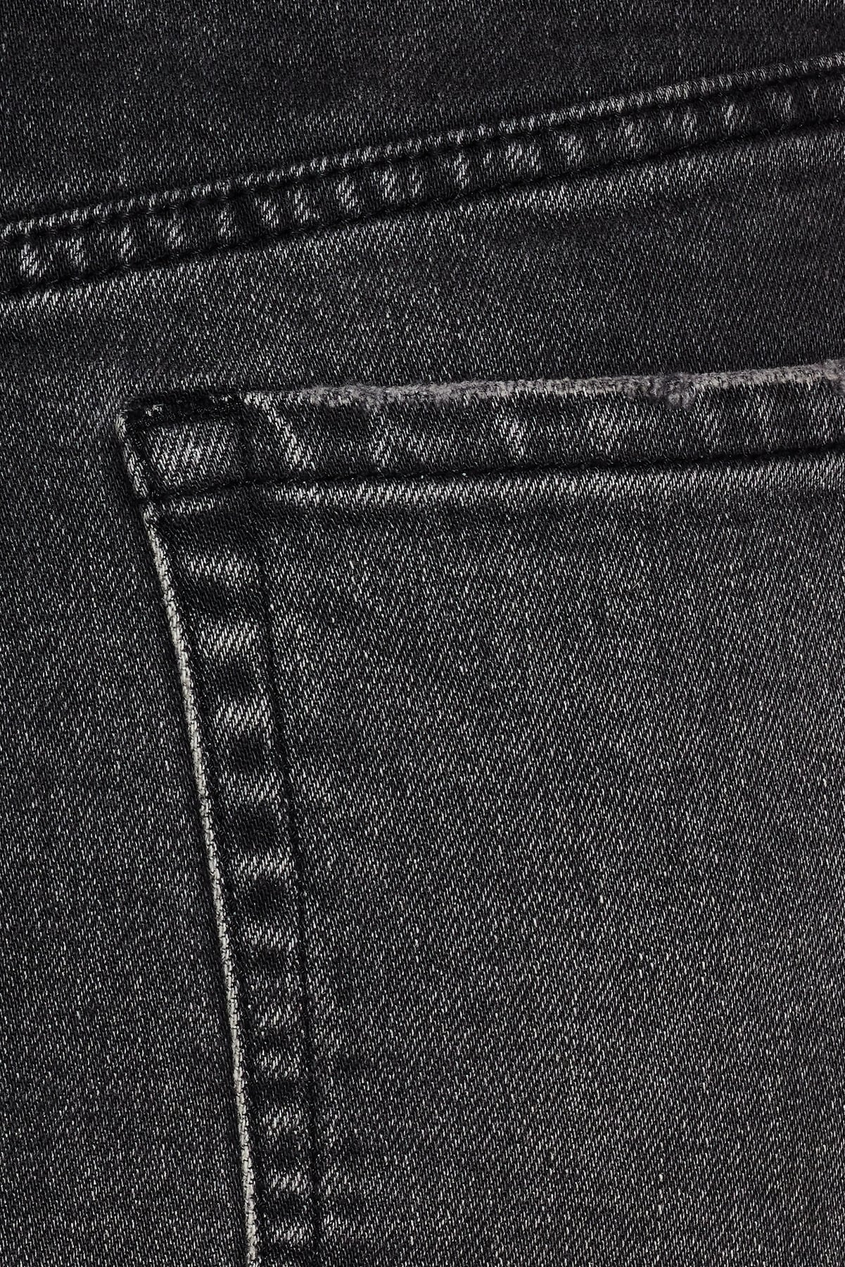 Denim Micro Skort - Image 4