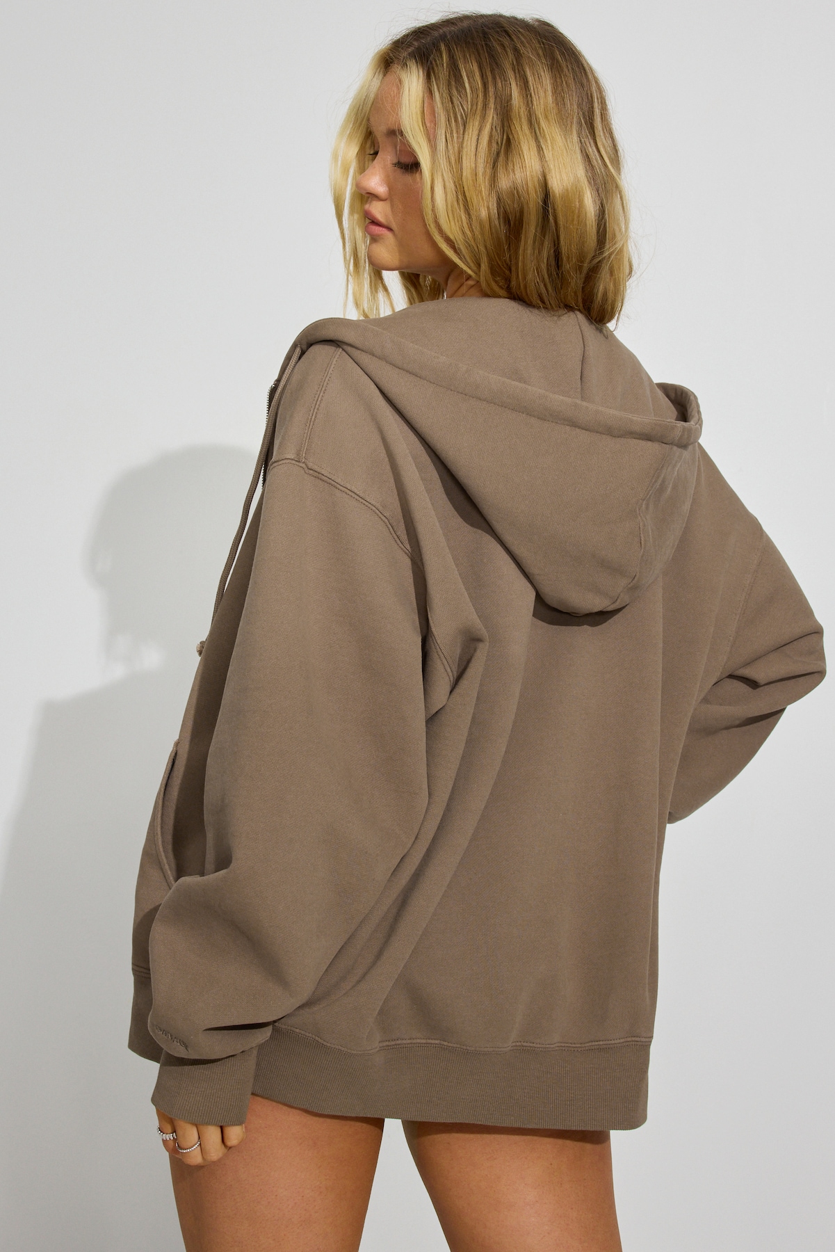SoftTerry Oversized Zip-Up Hoodie - Image 3
