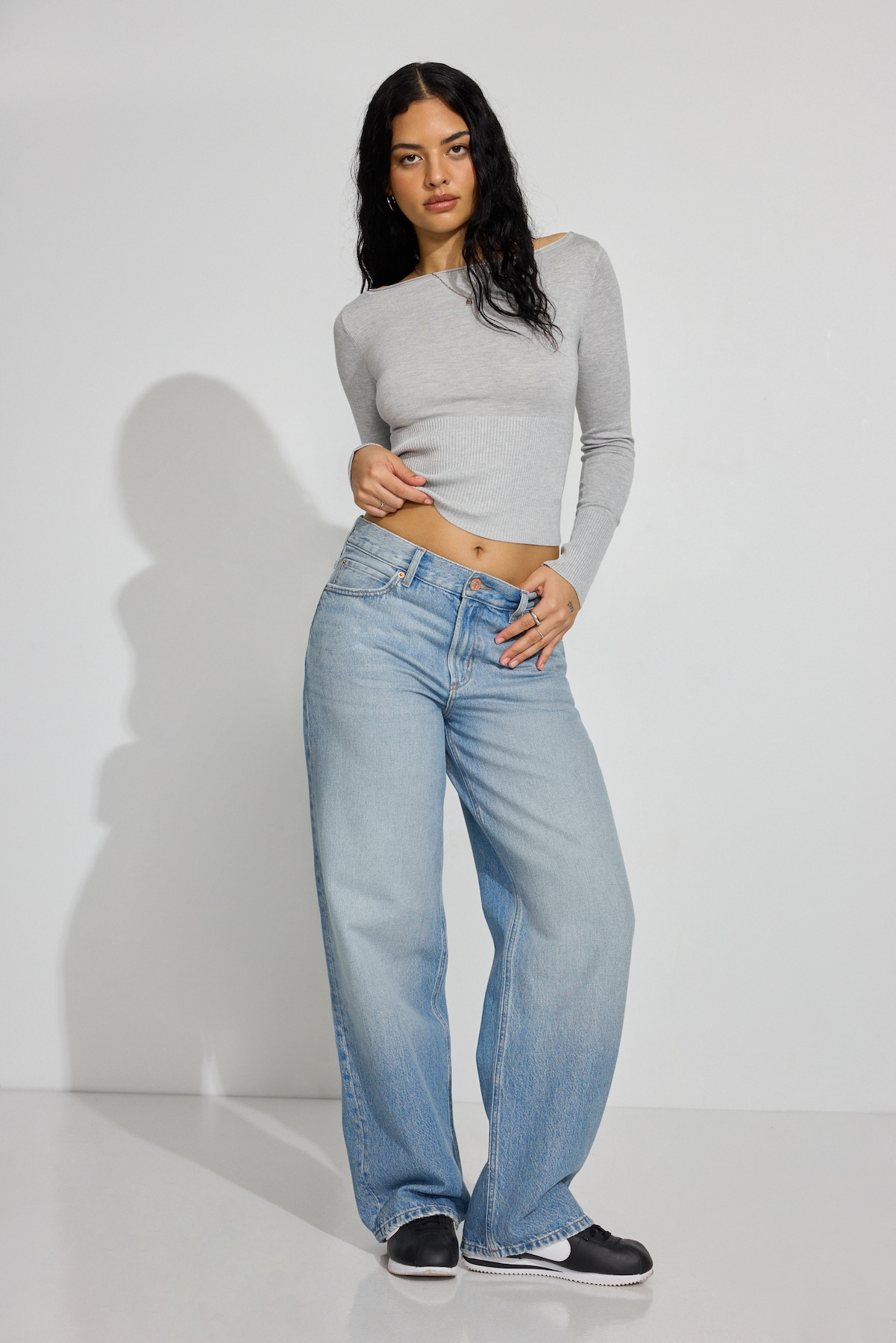 Ryan Fitted Boatneck Sweater - Image 2