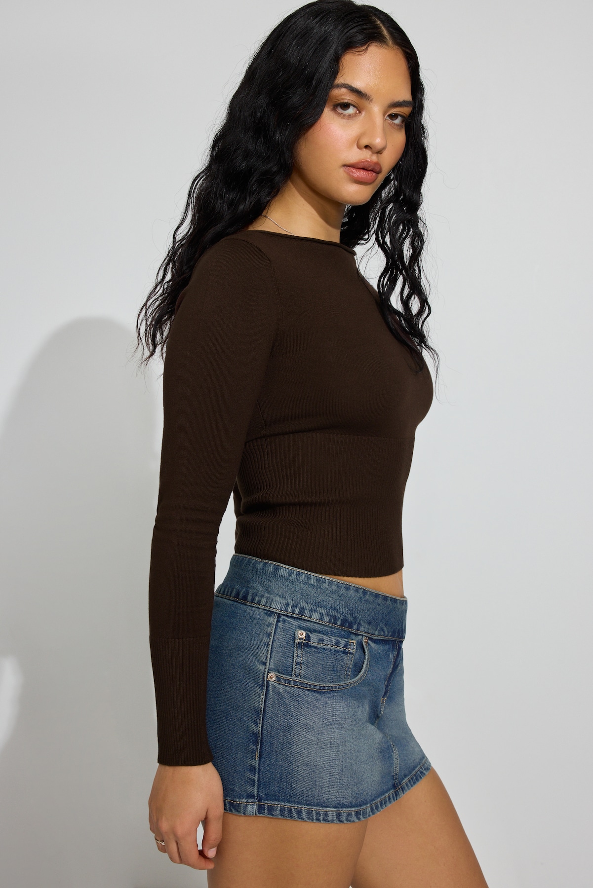 Ryan Fitted Boatneck Sweater - Image 2
