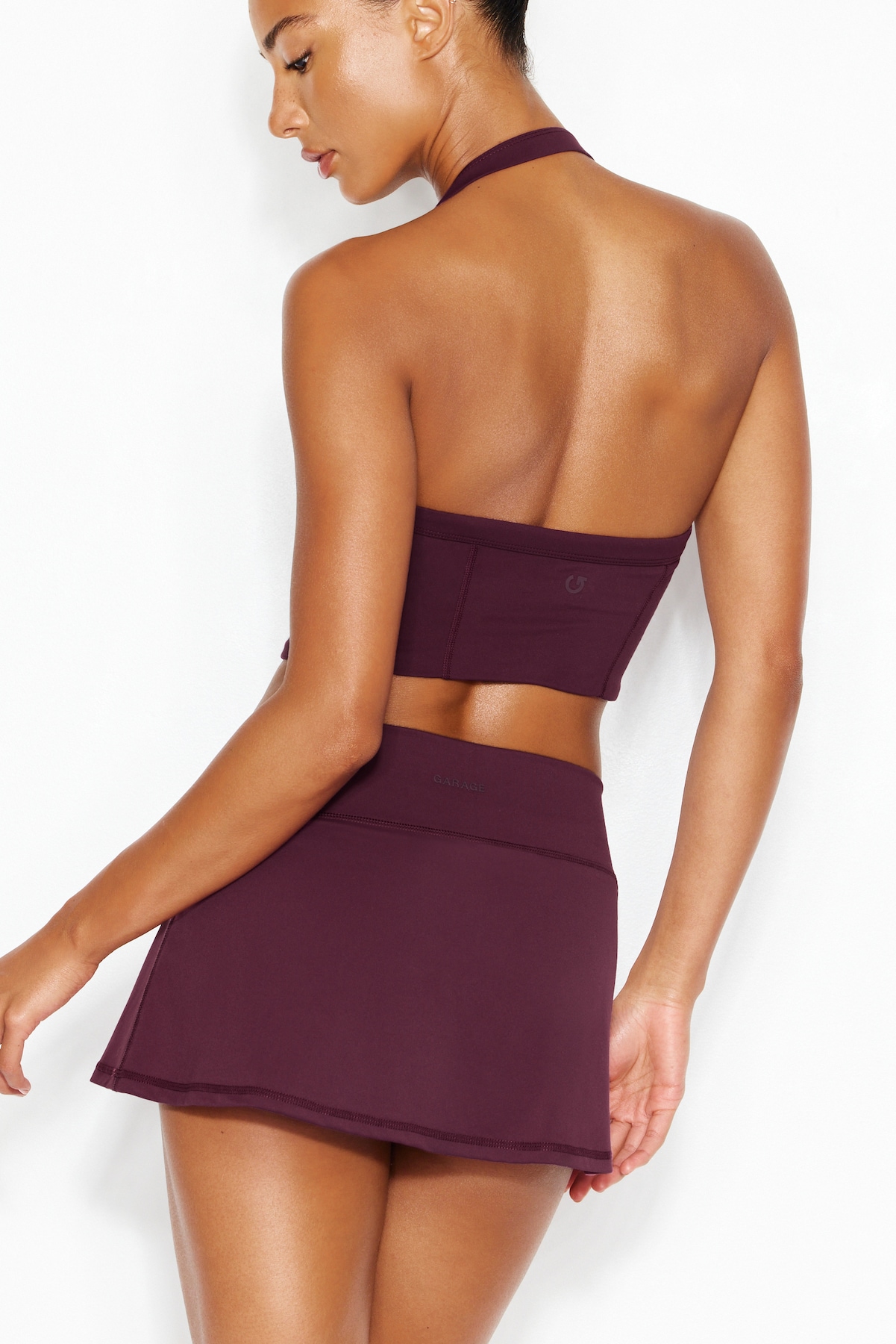 Active Low Rise A-Line Waistband Micro Skort - Image 3