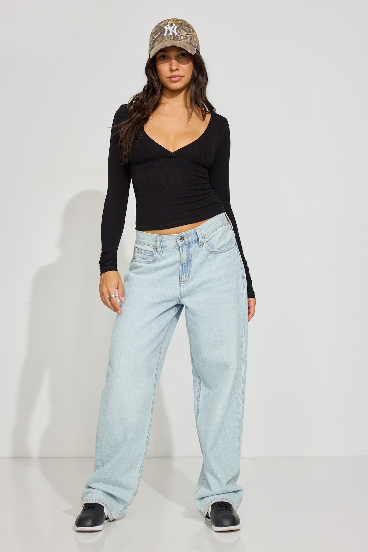 Crossover Long Sleeve Top - Image 2