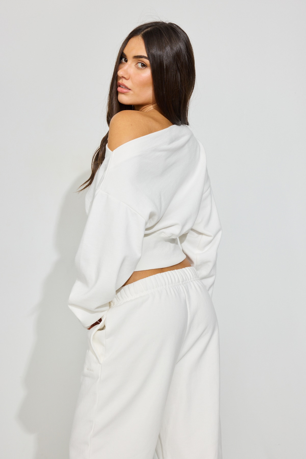 SoftTerry™ Rib Off Shoulder Sweater - Image 3