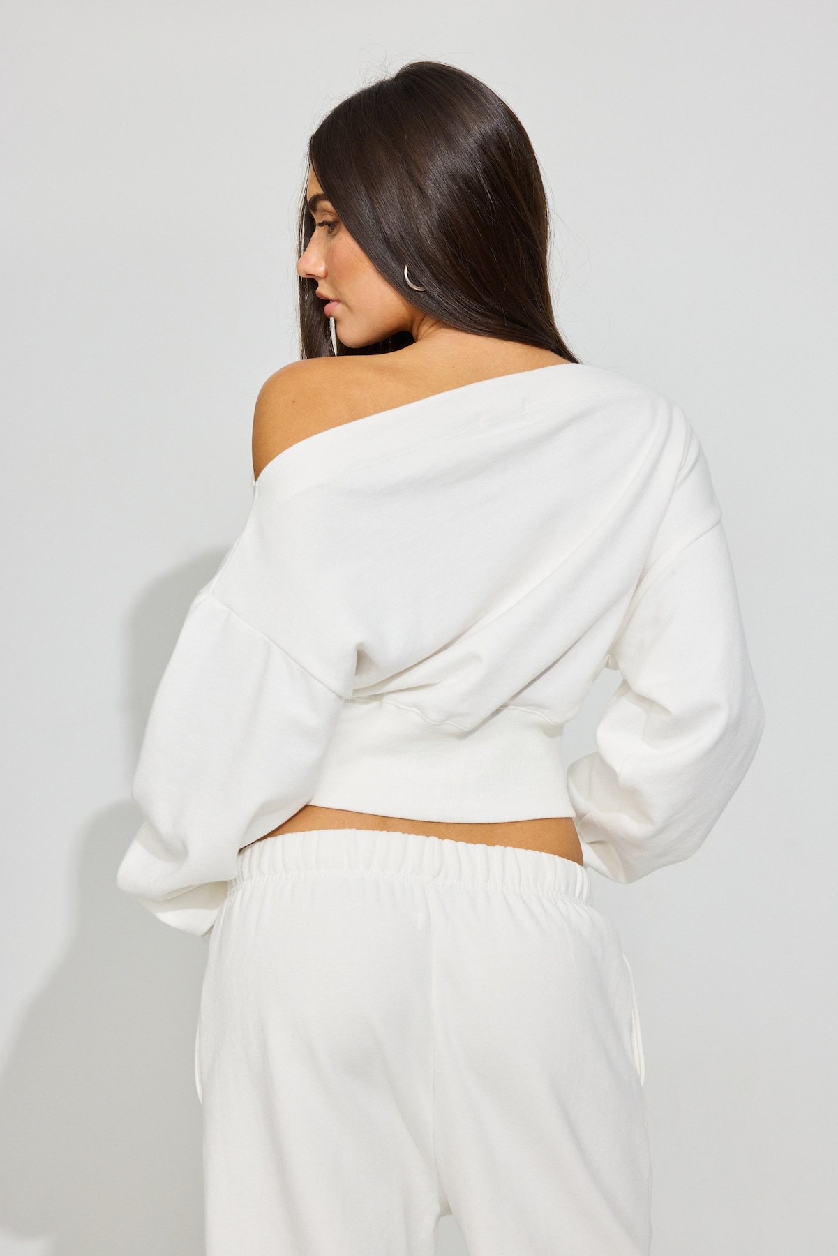 SoftTerry™ Rib Off Shoulder Sweater - Image 4