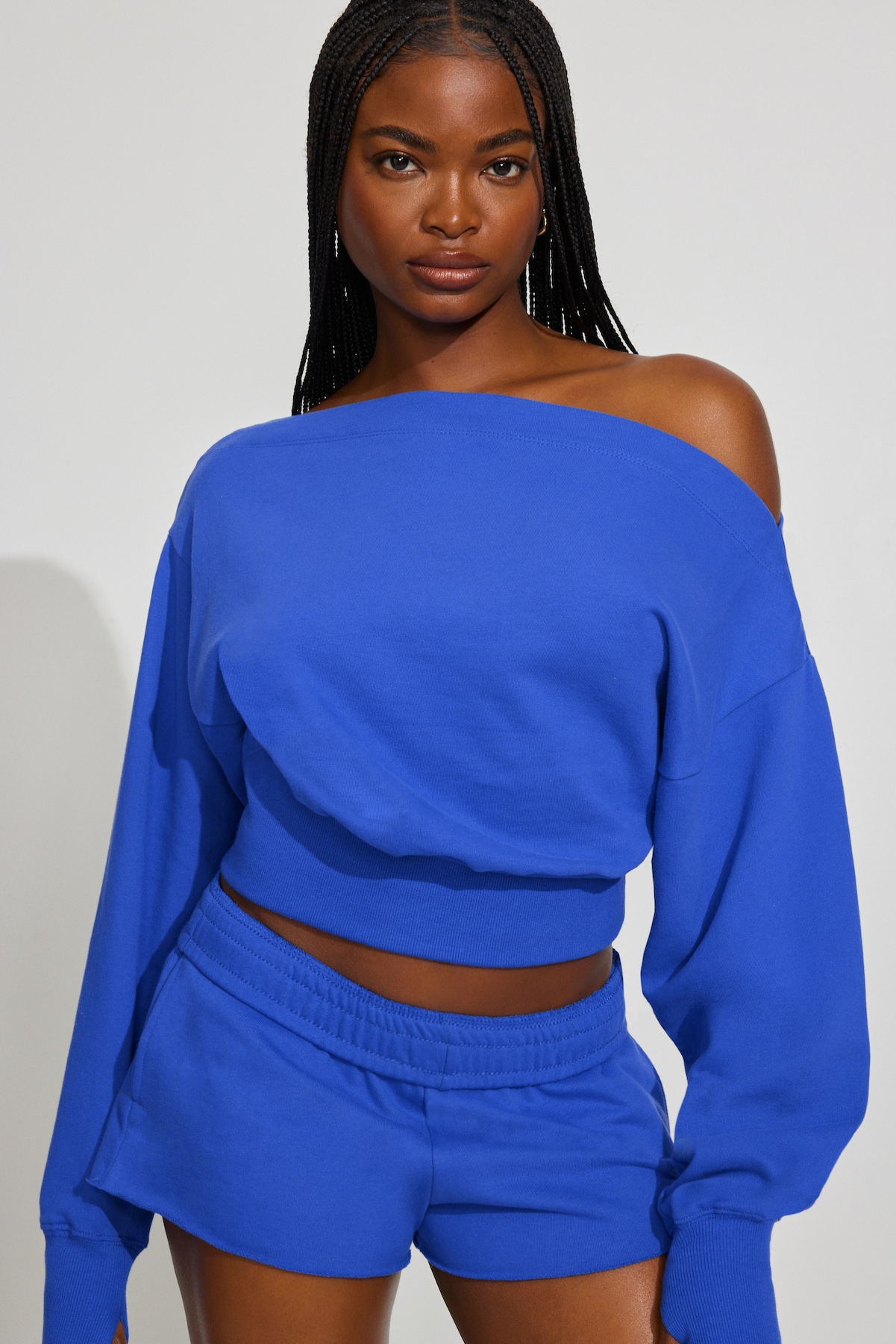 Alternative view of SoftTerry™ Rib Off Shoulder Sweater