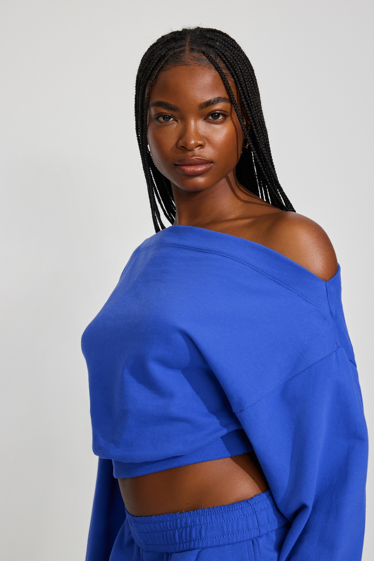SoftTerry™ Rib Off Shoulder Sweater - Image 4