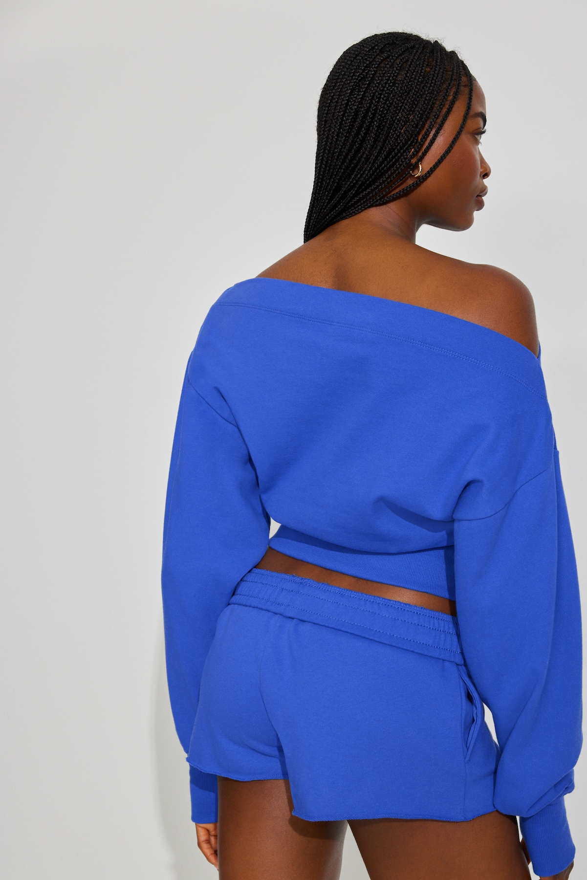 SoftTerry™ Rib Off Shoulder Sweater - Image 5