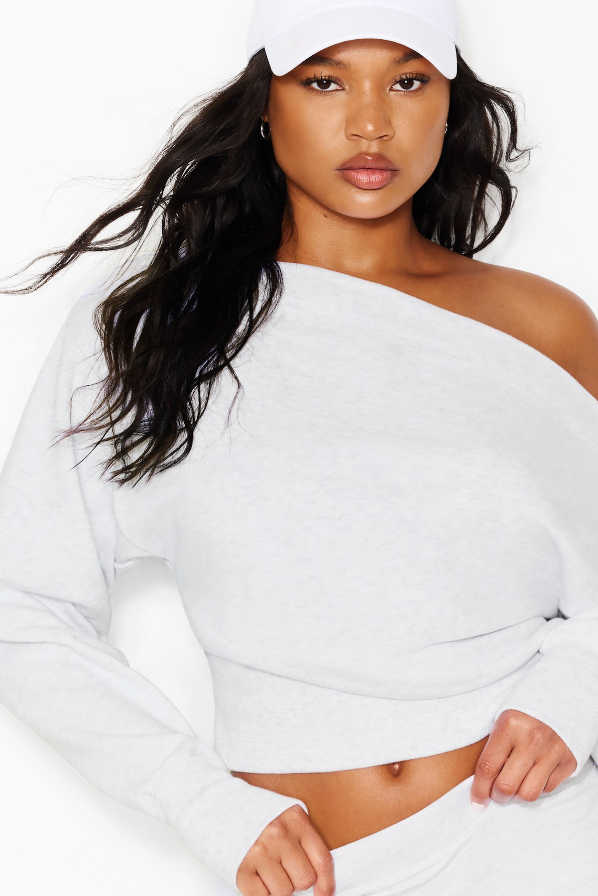 SoftTerry™ Rib Off Shoulder Sweater