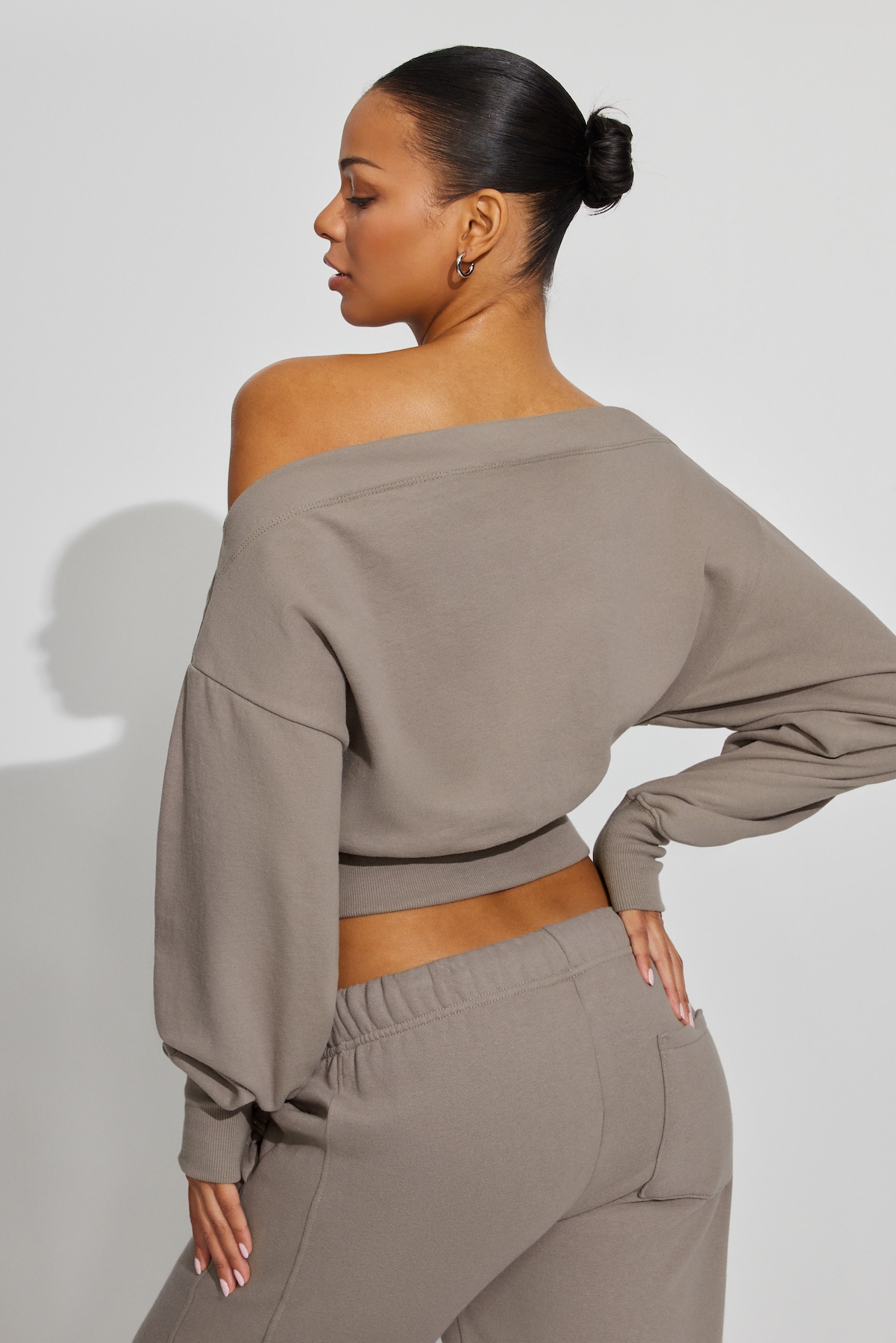 SoftTerry™ Rib Off Shoulder Sweater - Image 3