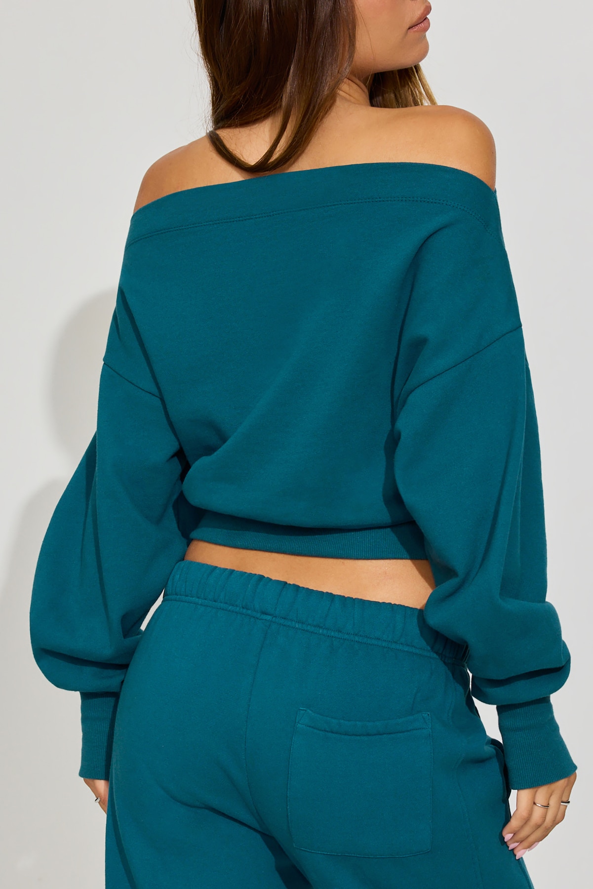 SoftTerry™ Rib Off Shoulder Sweater - Image 4