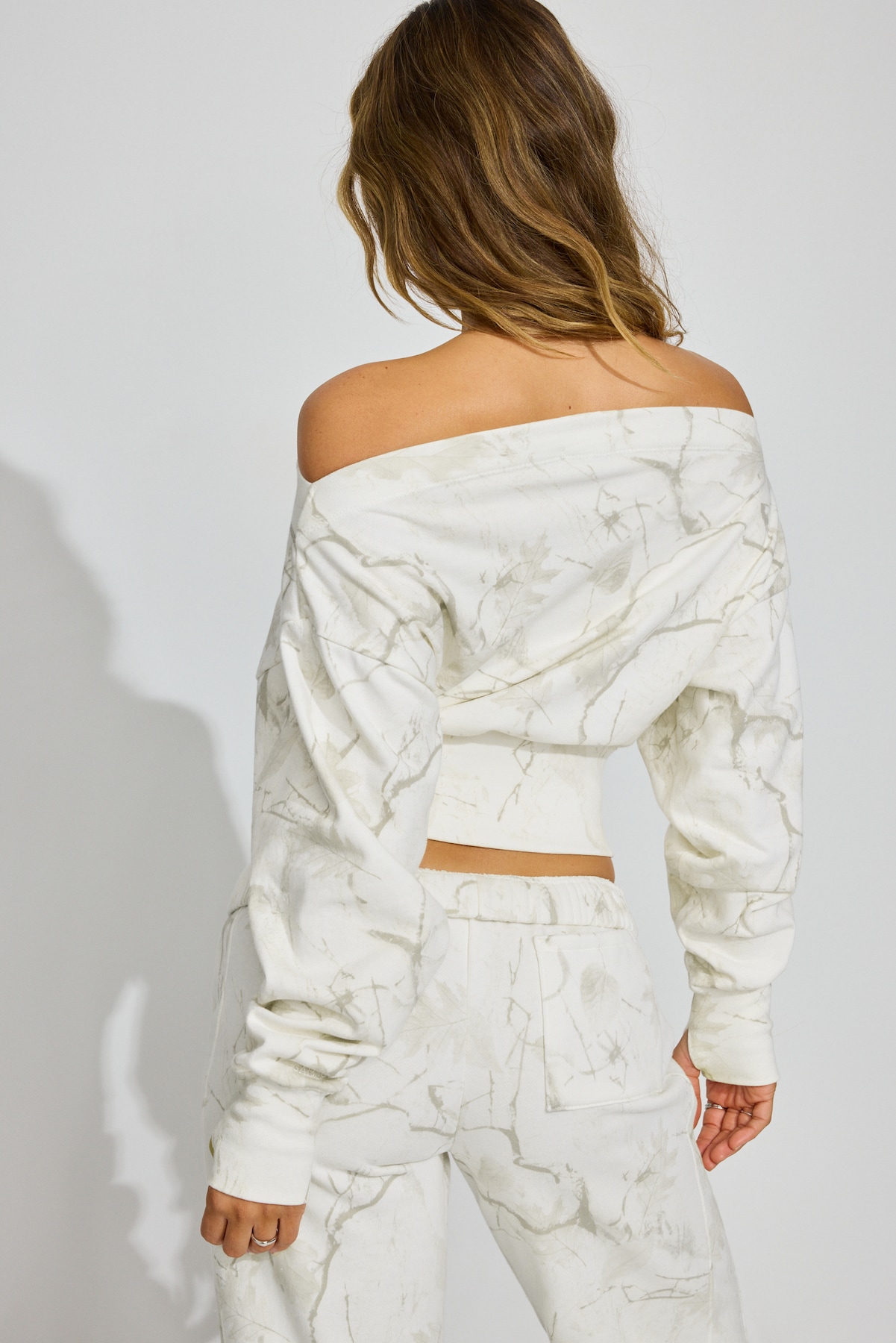 SoftTerry™ Rib Off Shoulder Sweater - Image 3