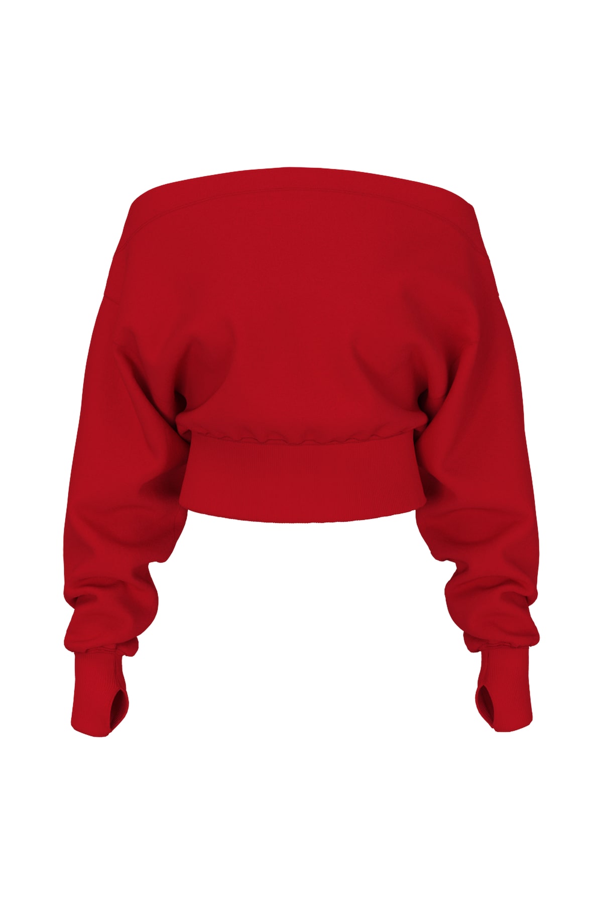 SoftTerry™ Rib Off Shoulder Sweater - Image 2
