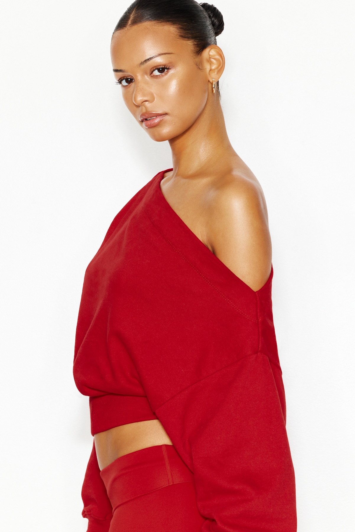 SoftTerry™ Rib Off Shoulder Sweater - Image 3