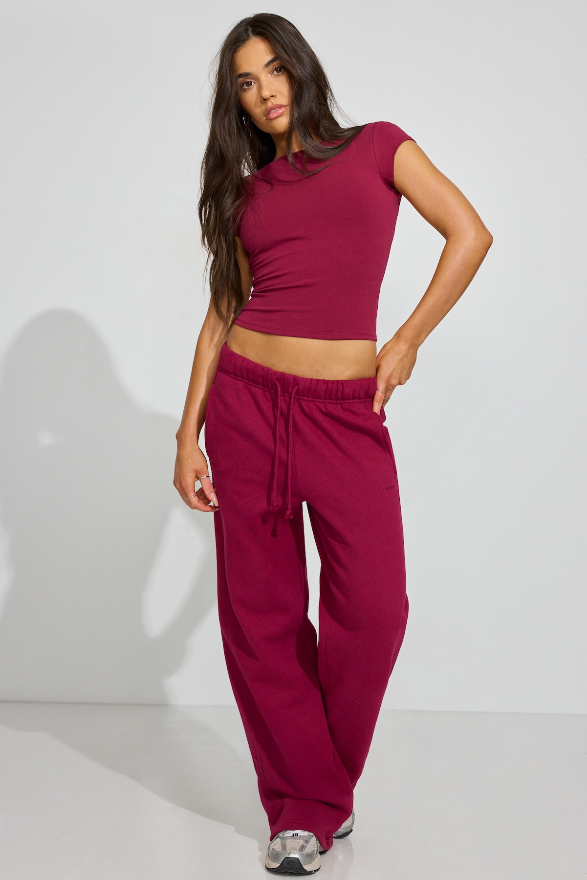 Crew Neck Open Back Short Sleeve Top - Image 3