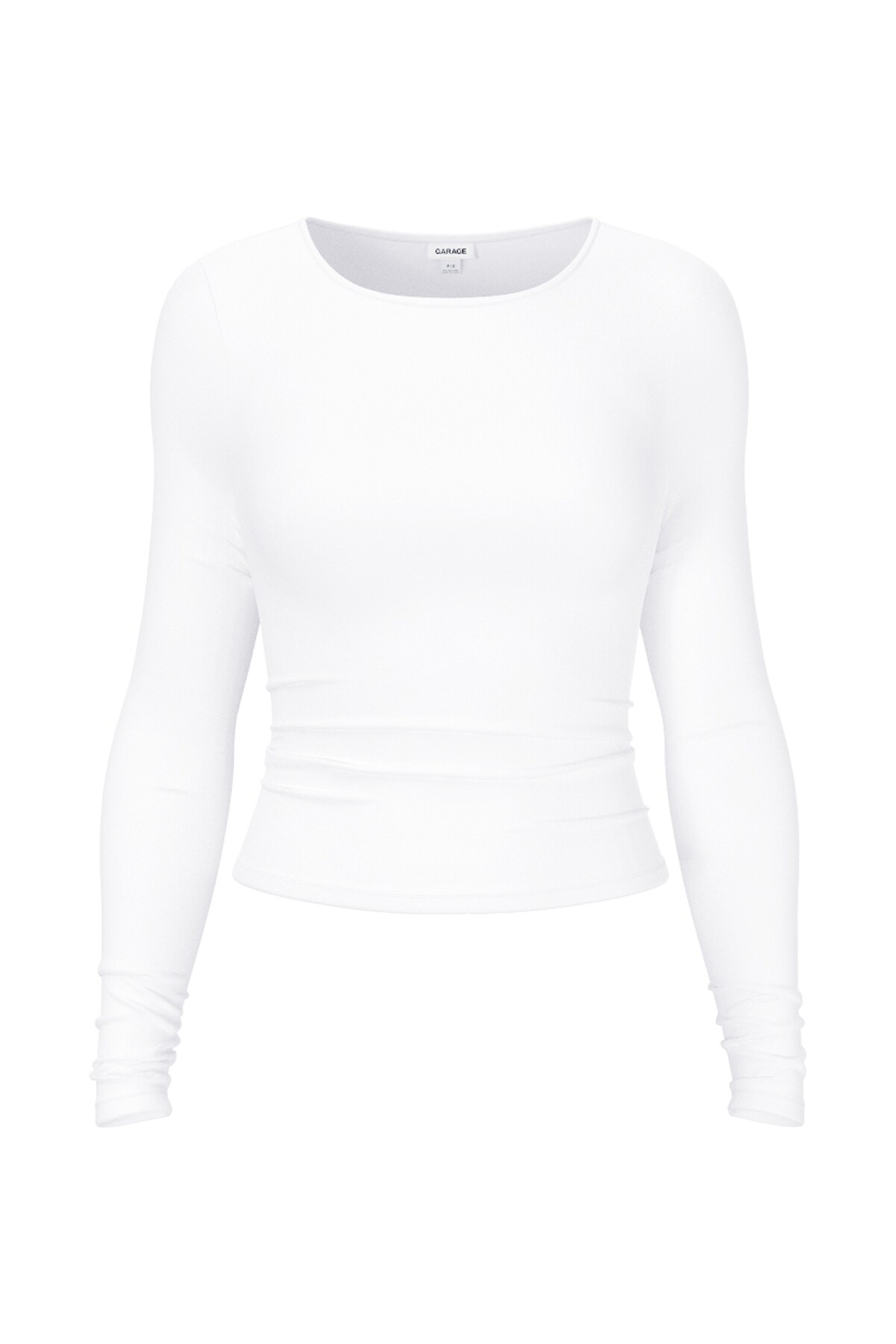 Sleek Crewneck Long Sleeve Top - Image 2