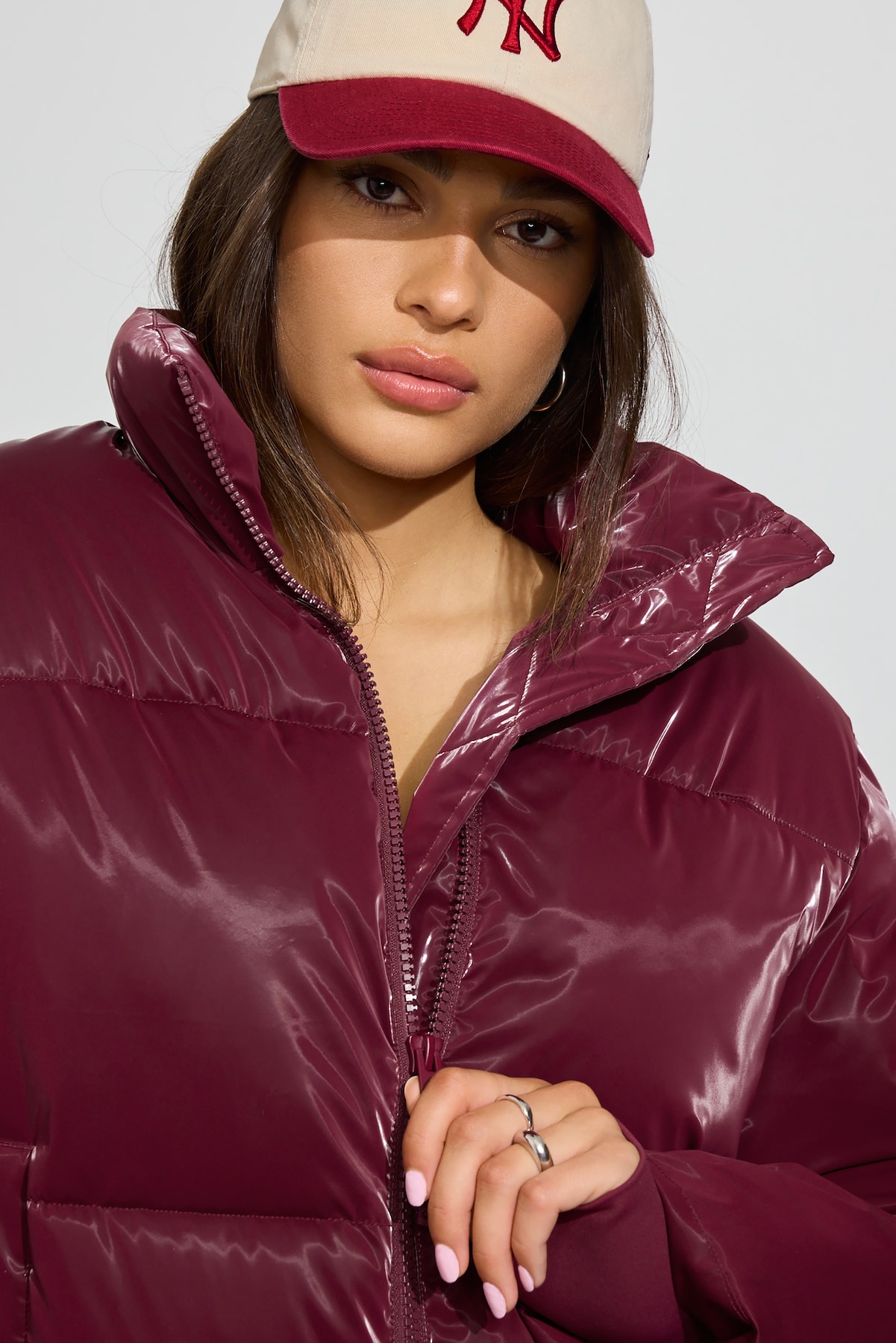 Shiny Puffer Jacket - Image 4