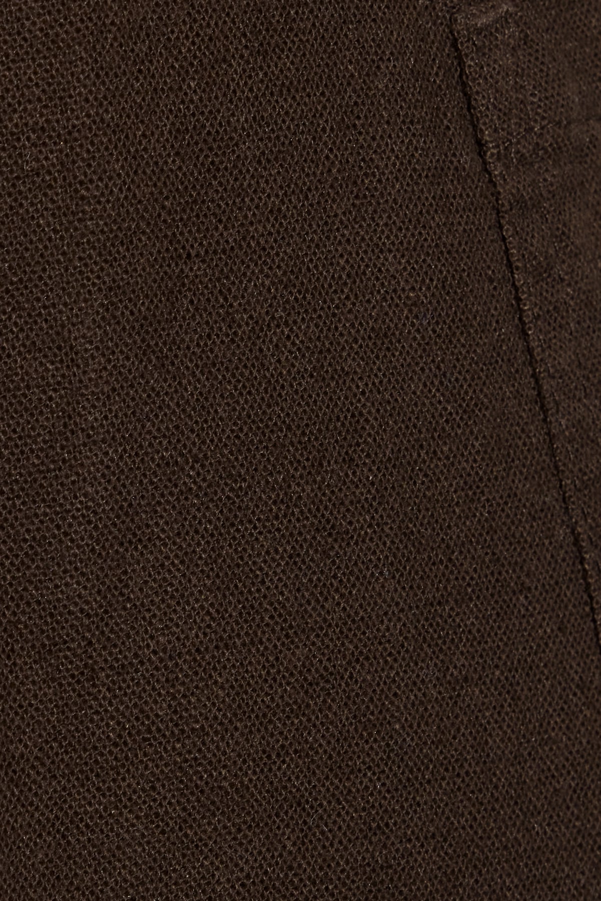 Linen Ribbed Waistband Pull-On Pants - Image 4