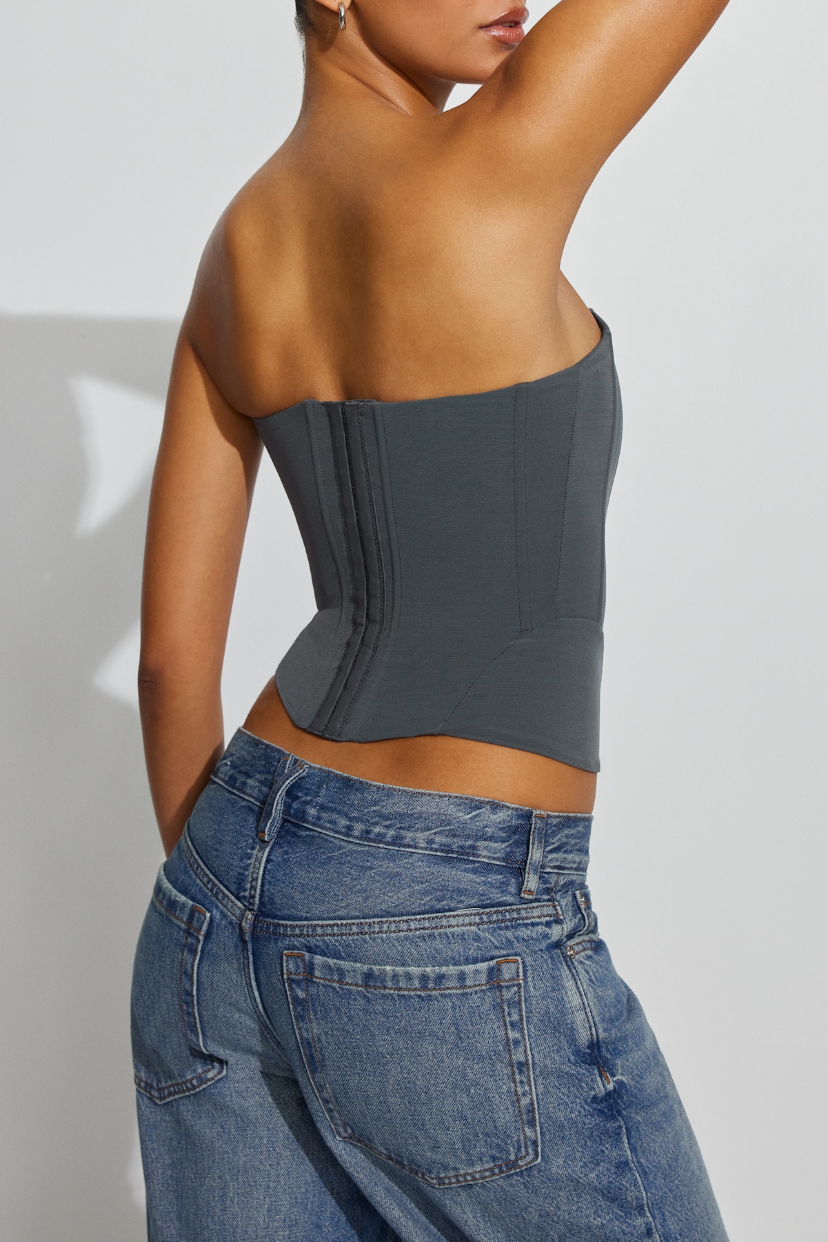 Mesh Longline Tube Corset - Image 3