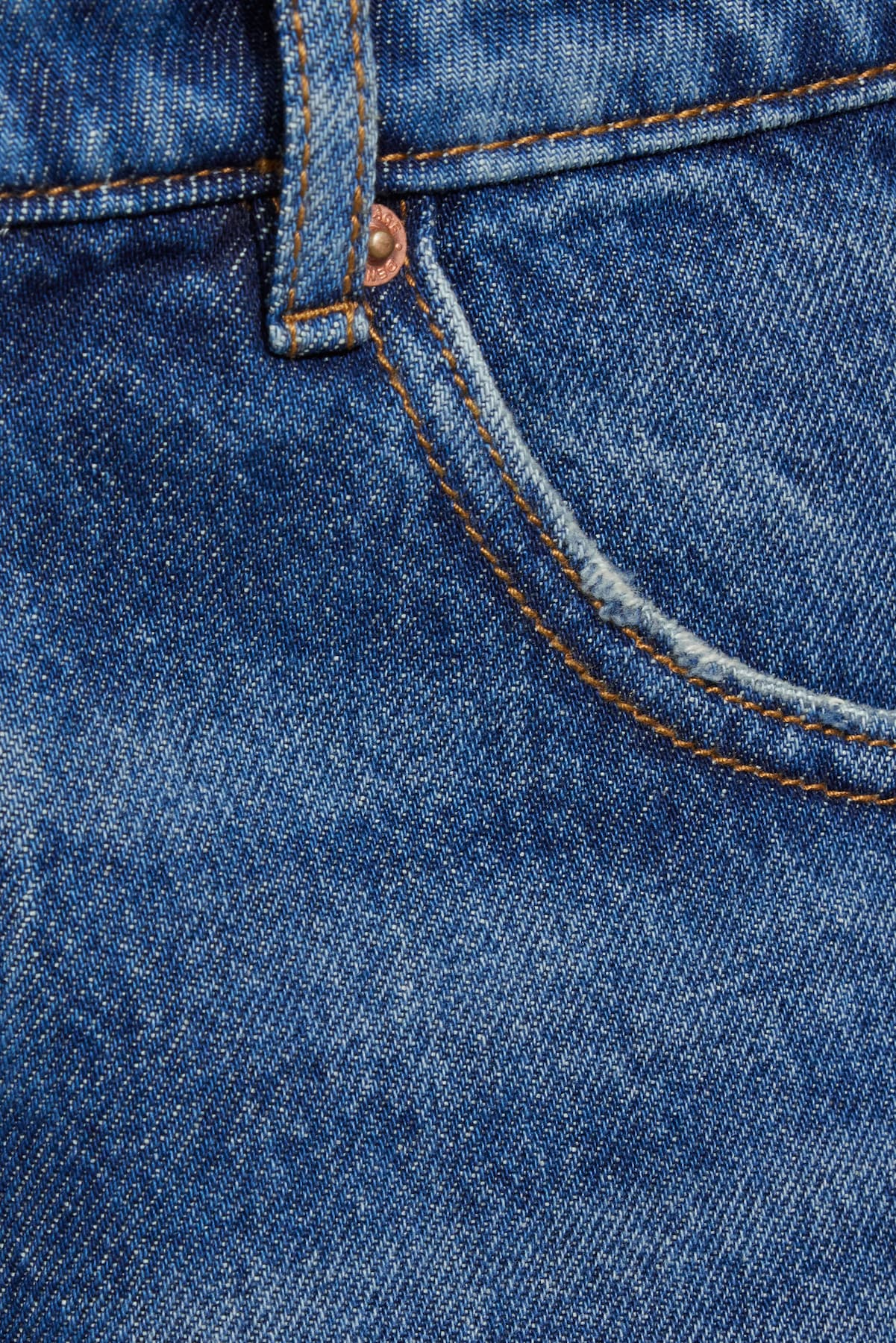 Denim Relaxed A-Line Shorts - Image 4
