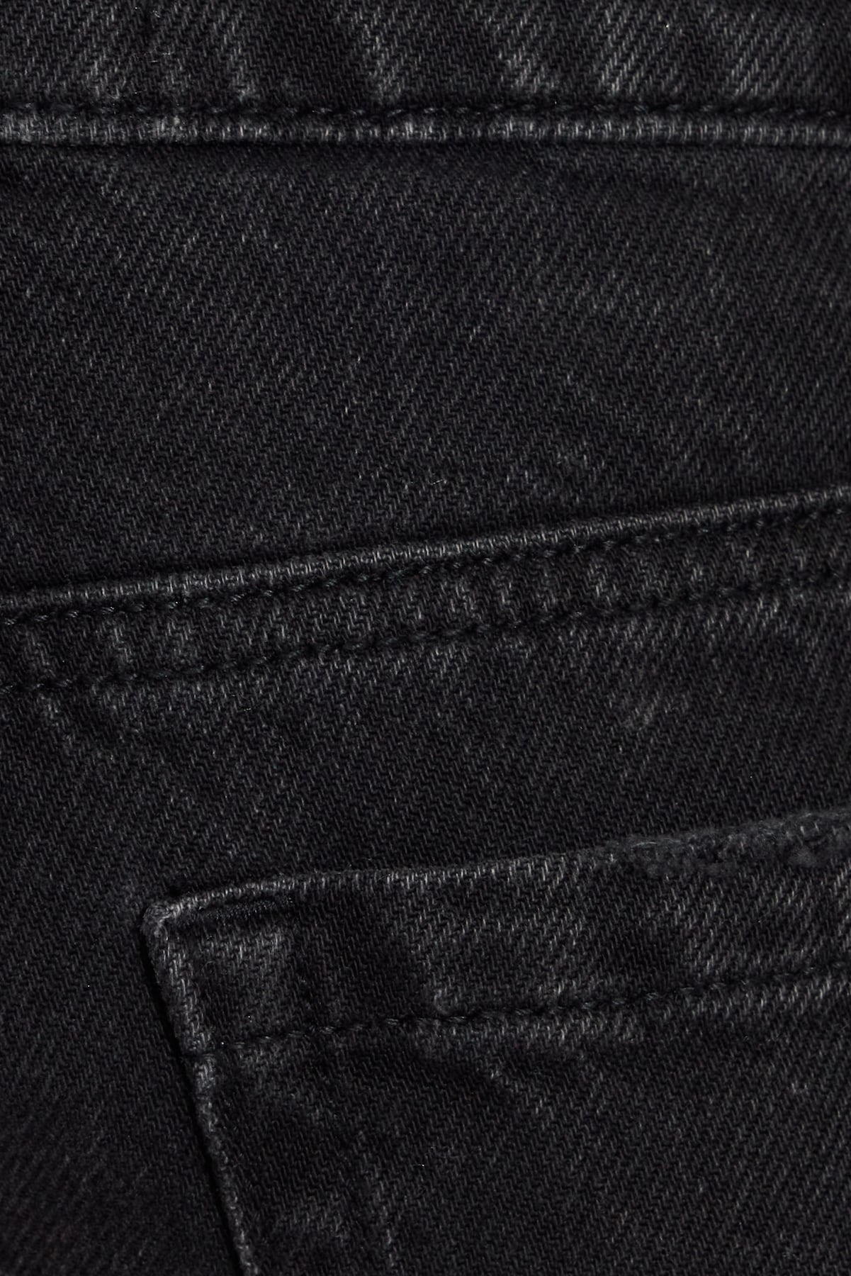 Ultra Low Rise Relaxed Denim Shorts - Image 4
