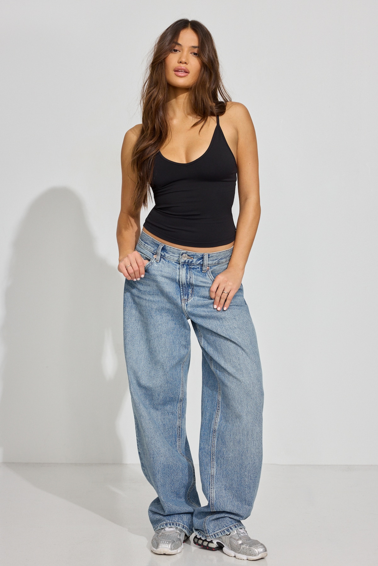 Alternative view of Sleek Deep V-Neck Cami Top