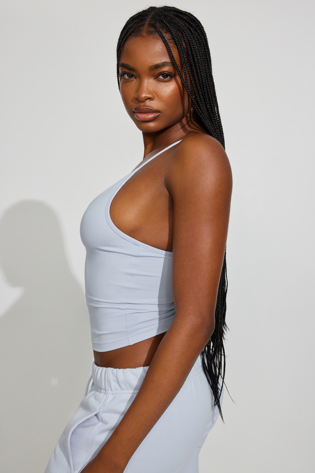 Sleek Deep V-Neck Cami Top - Image 2