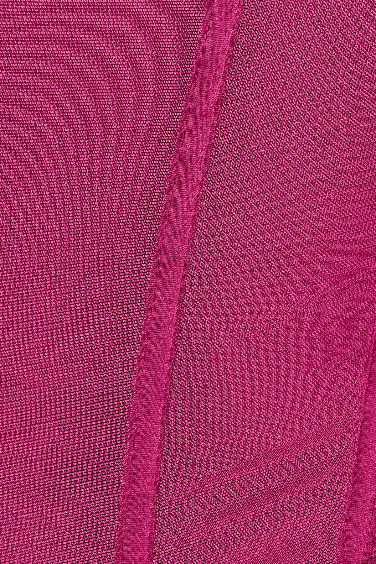 Plunge Halter Mesh Corset Top - Image 7