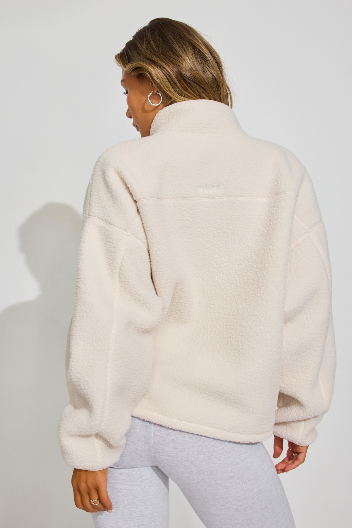 Sherpa Fleece Full Zip Jacket - Image 3
