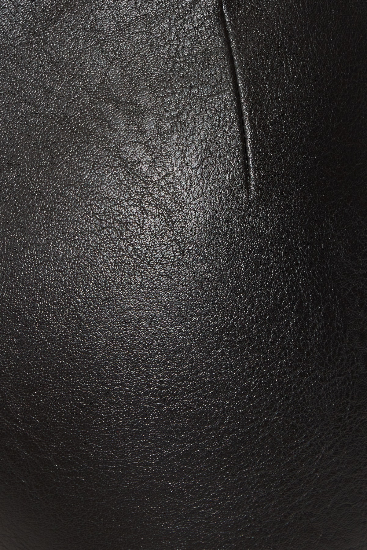 Faux Leather Micro Shorts - Image 4