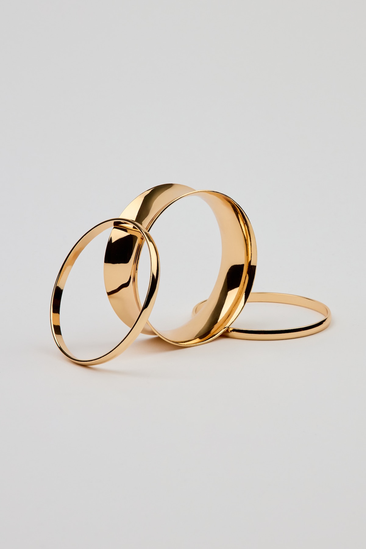 Set of 3 Convex & Wave Bangles - Image 4