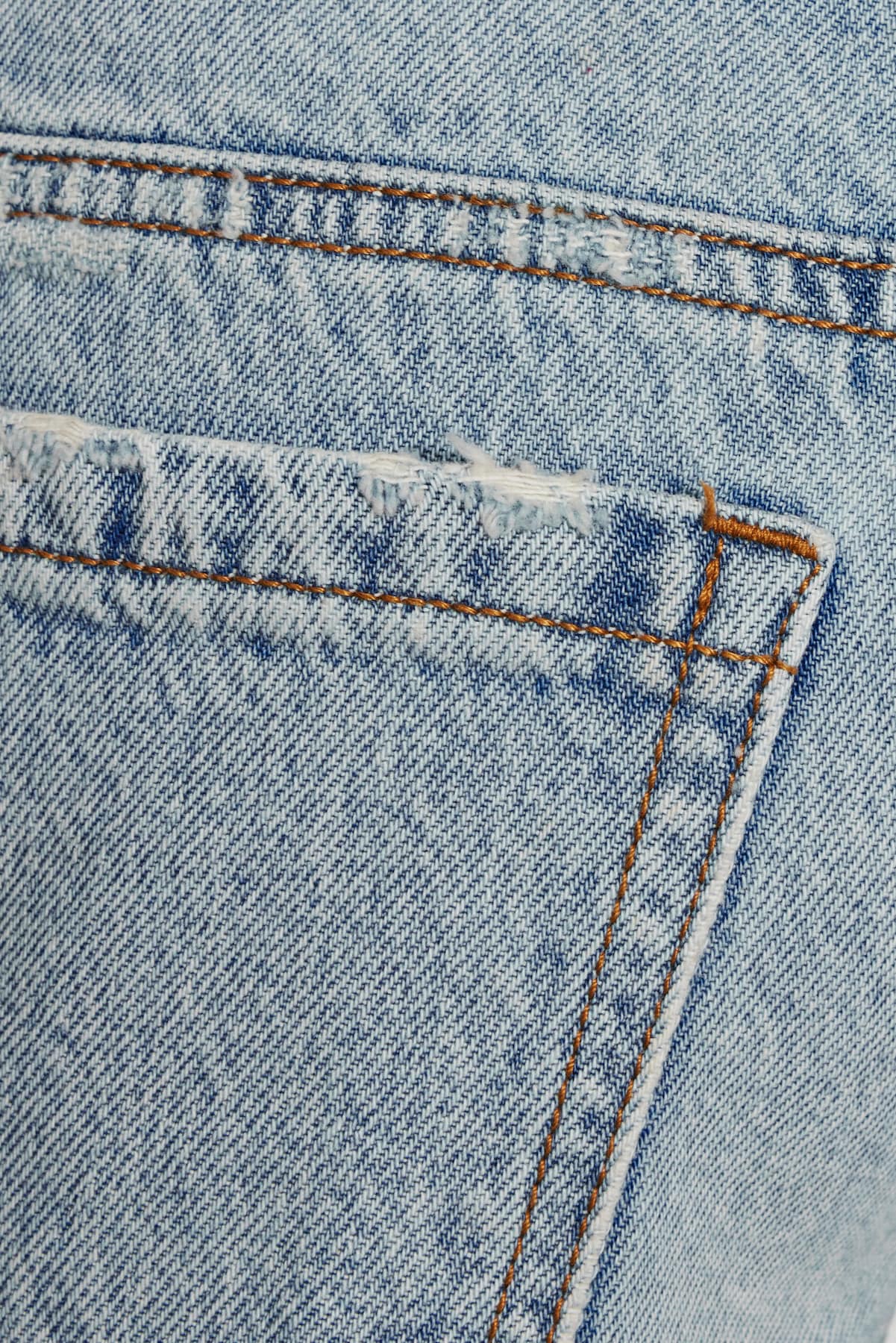 Ultra Low Rise Cuffed Denim Shorts - Image 4
