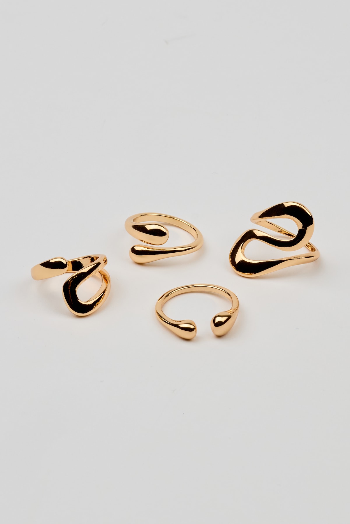 Set of 4 Open S Rings - Image 2