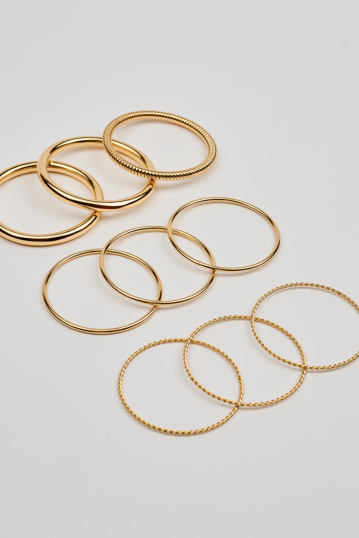 Set of 9 Twisted Bangles - Image 4