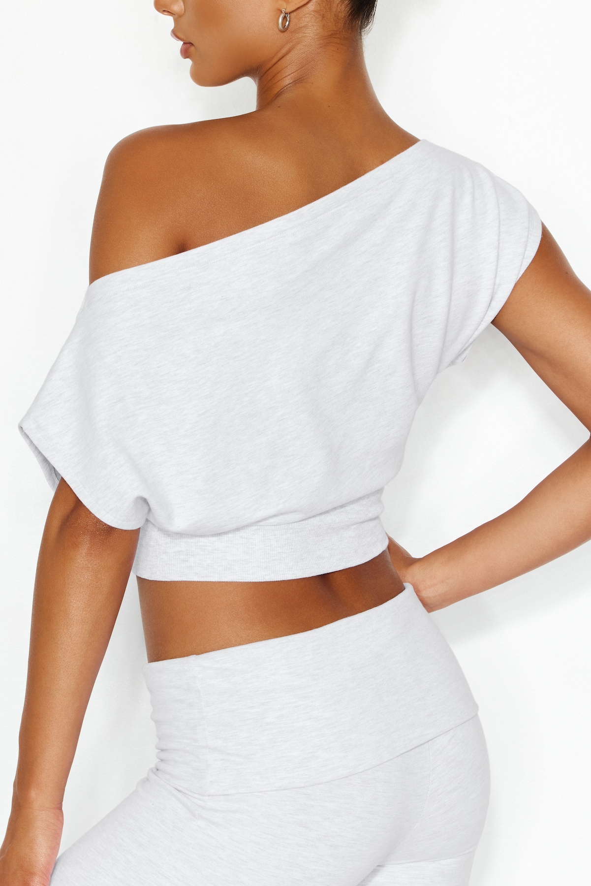 StretchTerry™ Off Shoulder Top - Image 3