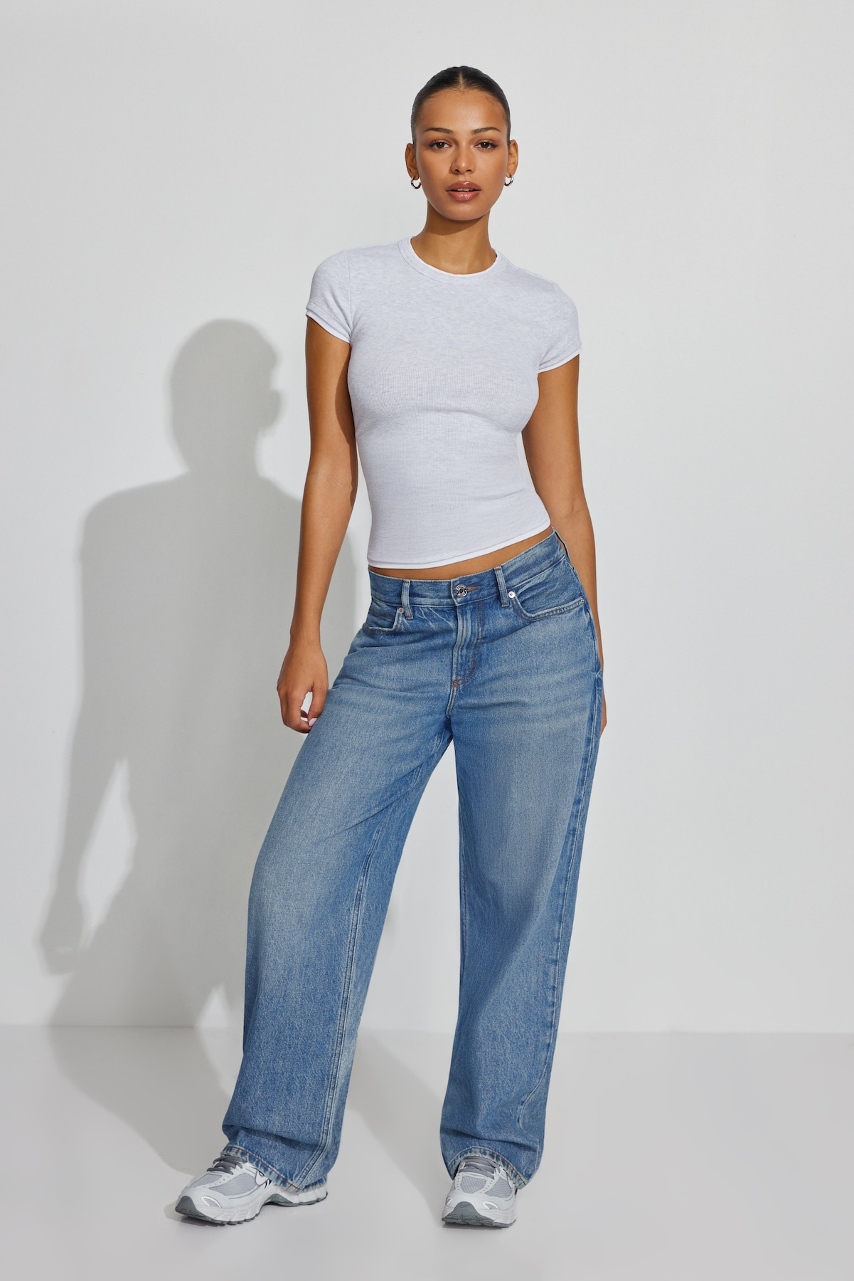 Ribbed Double Layer T-Shirt - Image 3