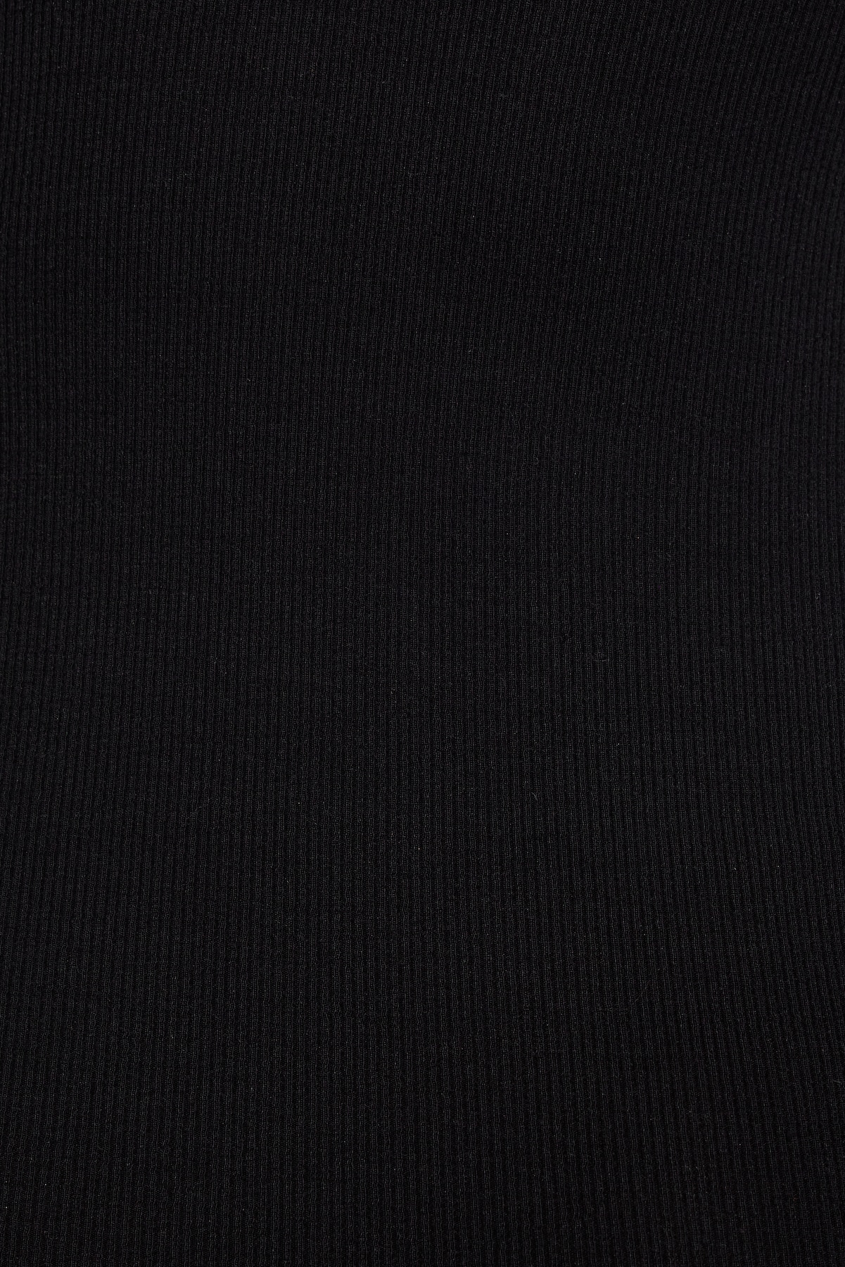 V-Neck Ribbed Mini Dress - Image 4