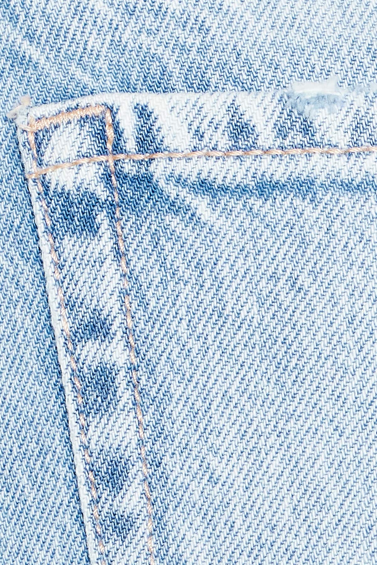 High Rise Cheeky Denim Shorts - Image 4