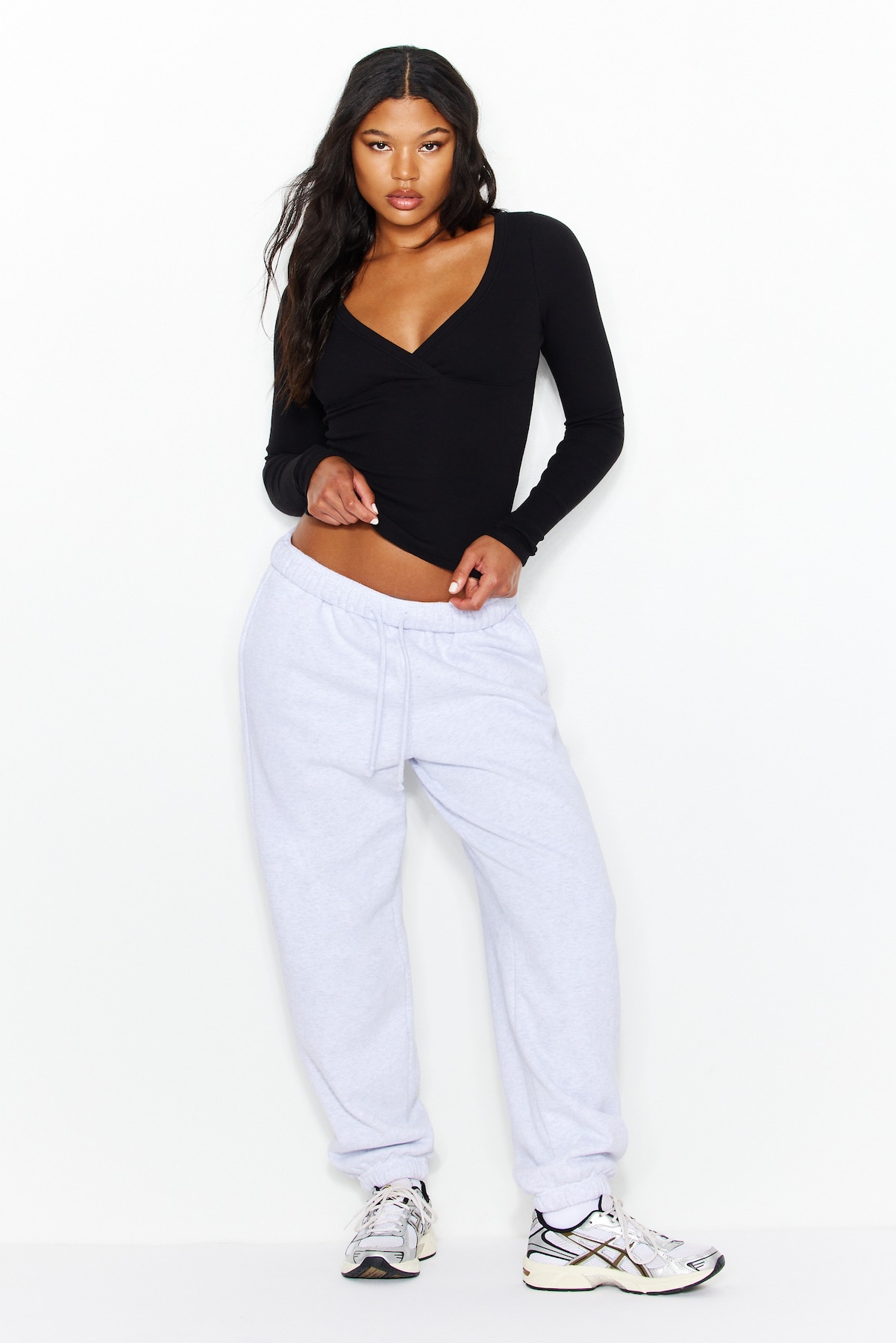 SnatchRib Crossover Longsleeve Top - Image 2