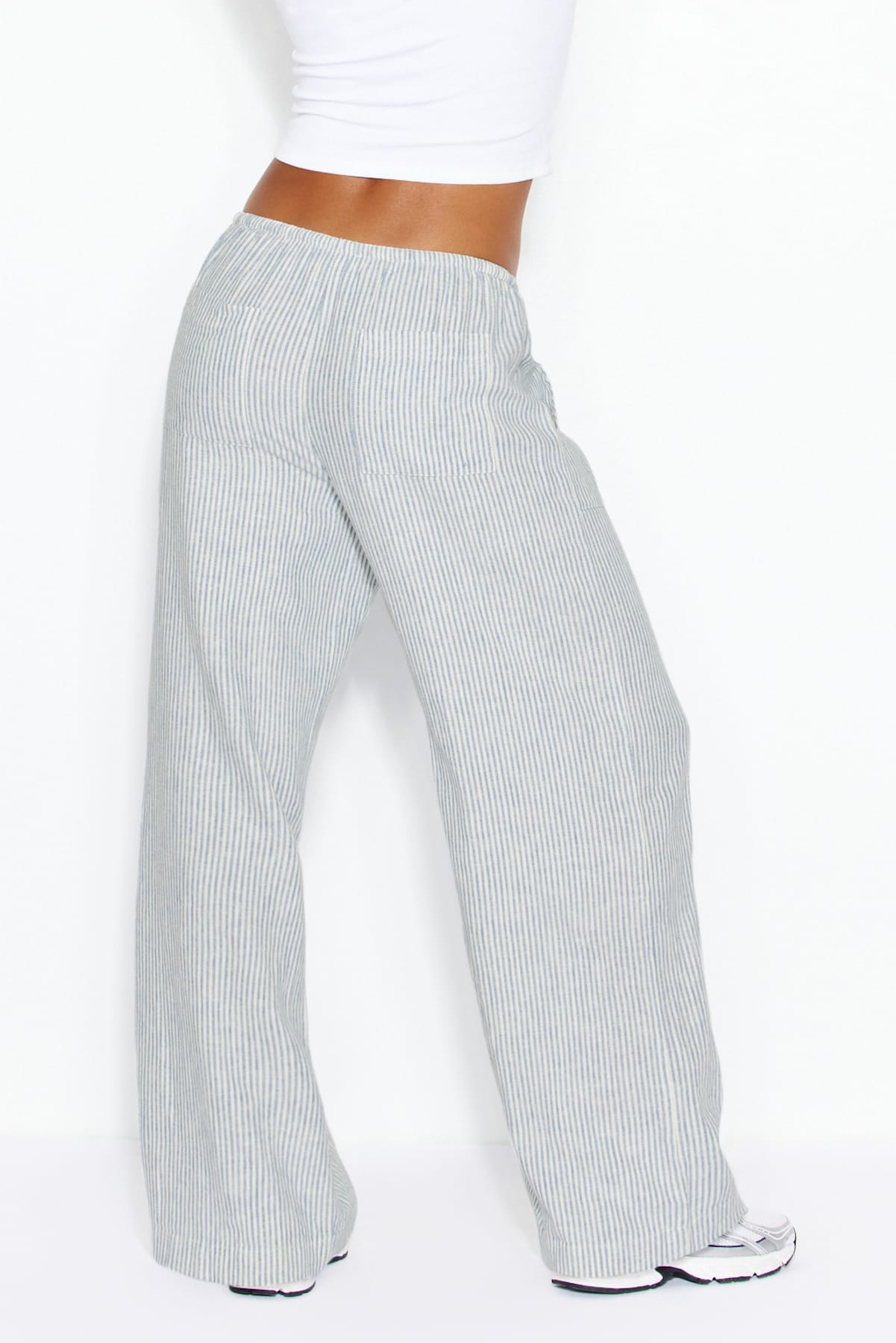 Millie Linen Pull-On Pants - Image 3