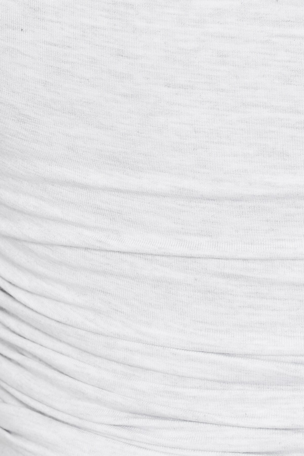 Smooth Boat Neck Side Tie T-Shirt - Image 5