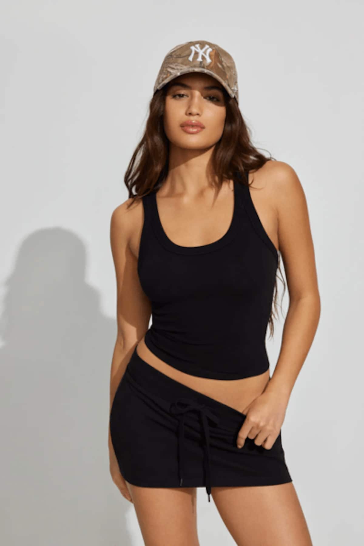 Scoop Neck Cotton Cami Top